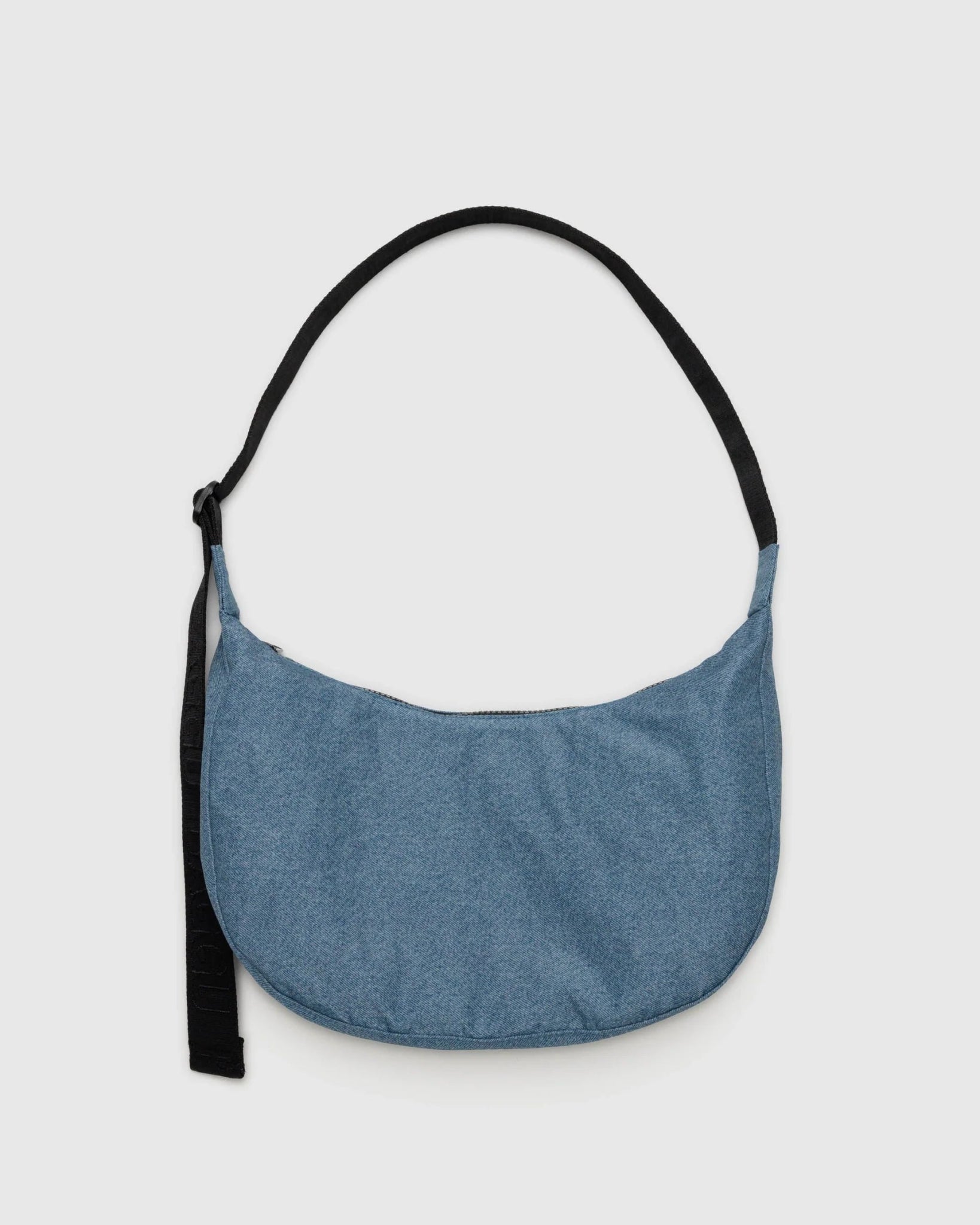 BAGGU Medium Nylon Crescent Bag -  Digital Denim