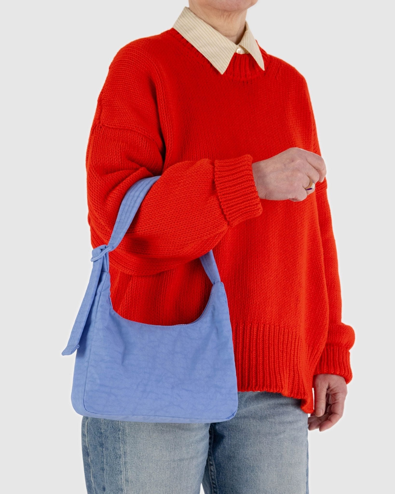 BAGGU | Mini Nylon Shoulder Bag Cornflower