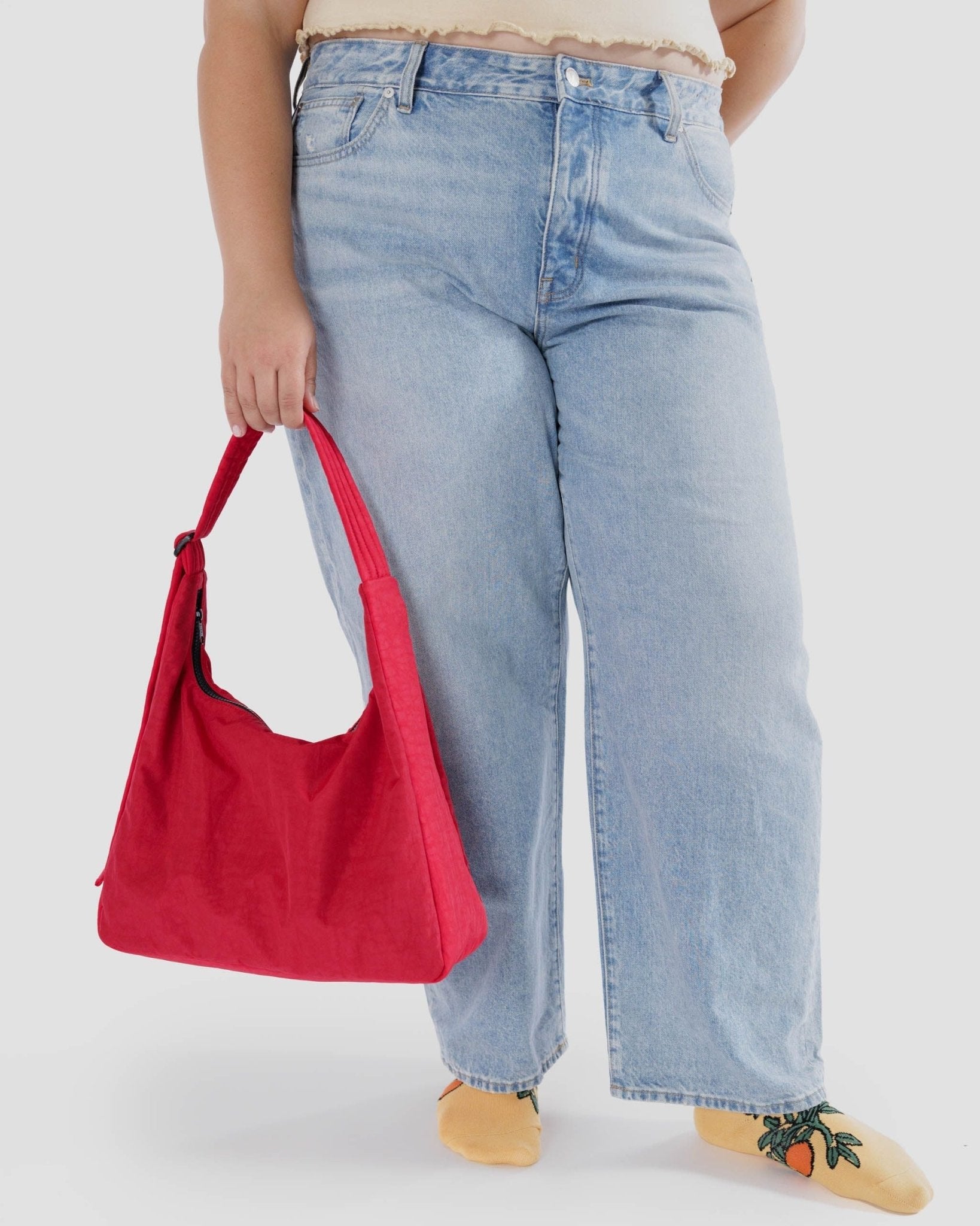 BAGGU Nylon Shoulder Bag - Candy Apple