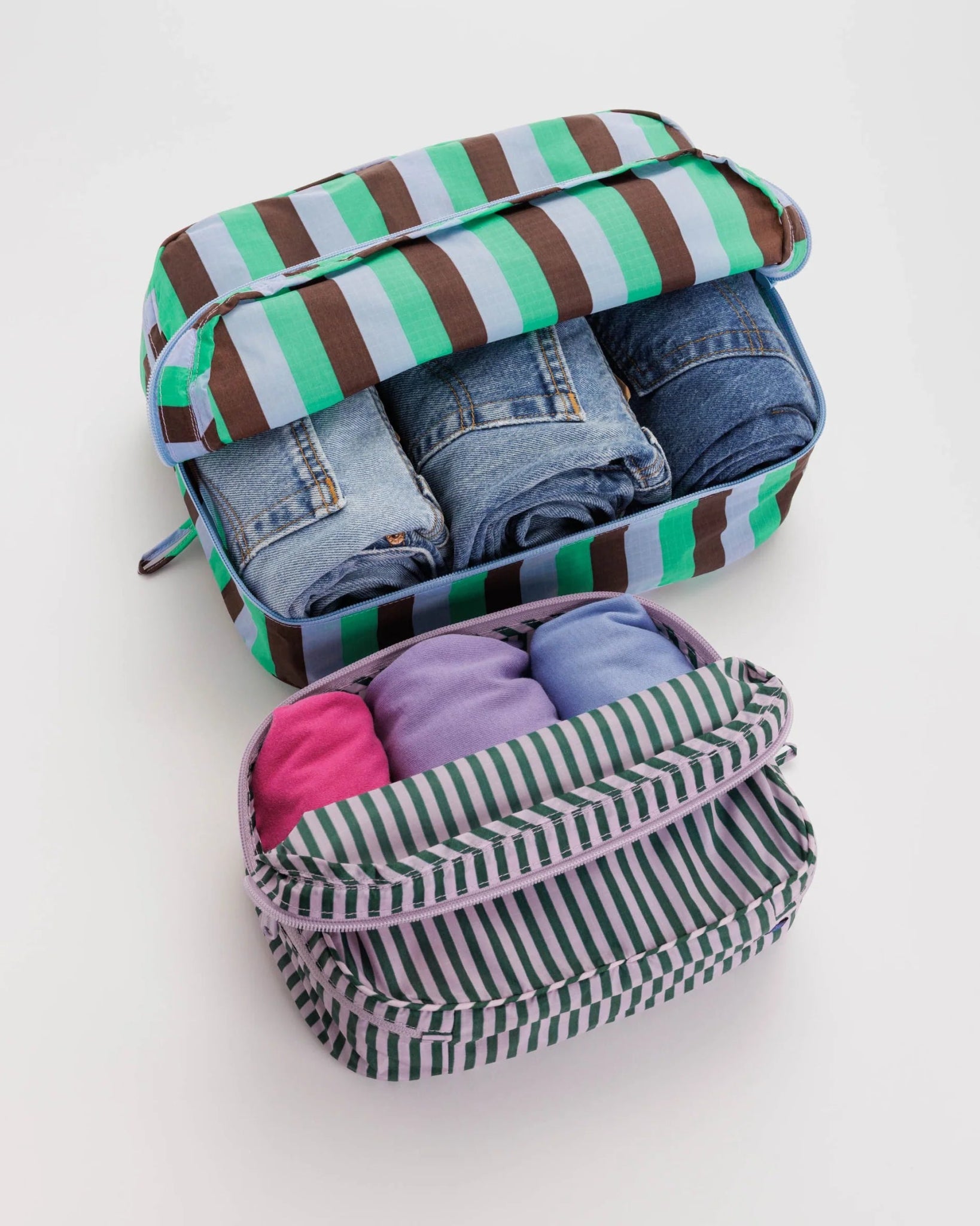 BAGGU Packing Cube Set - Vacation Stripe Mix