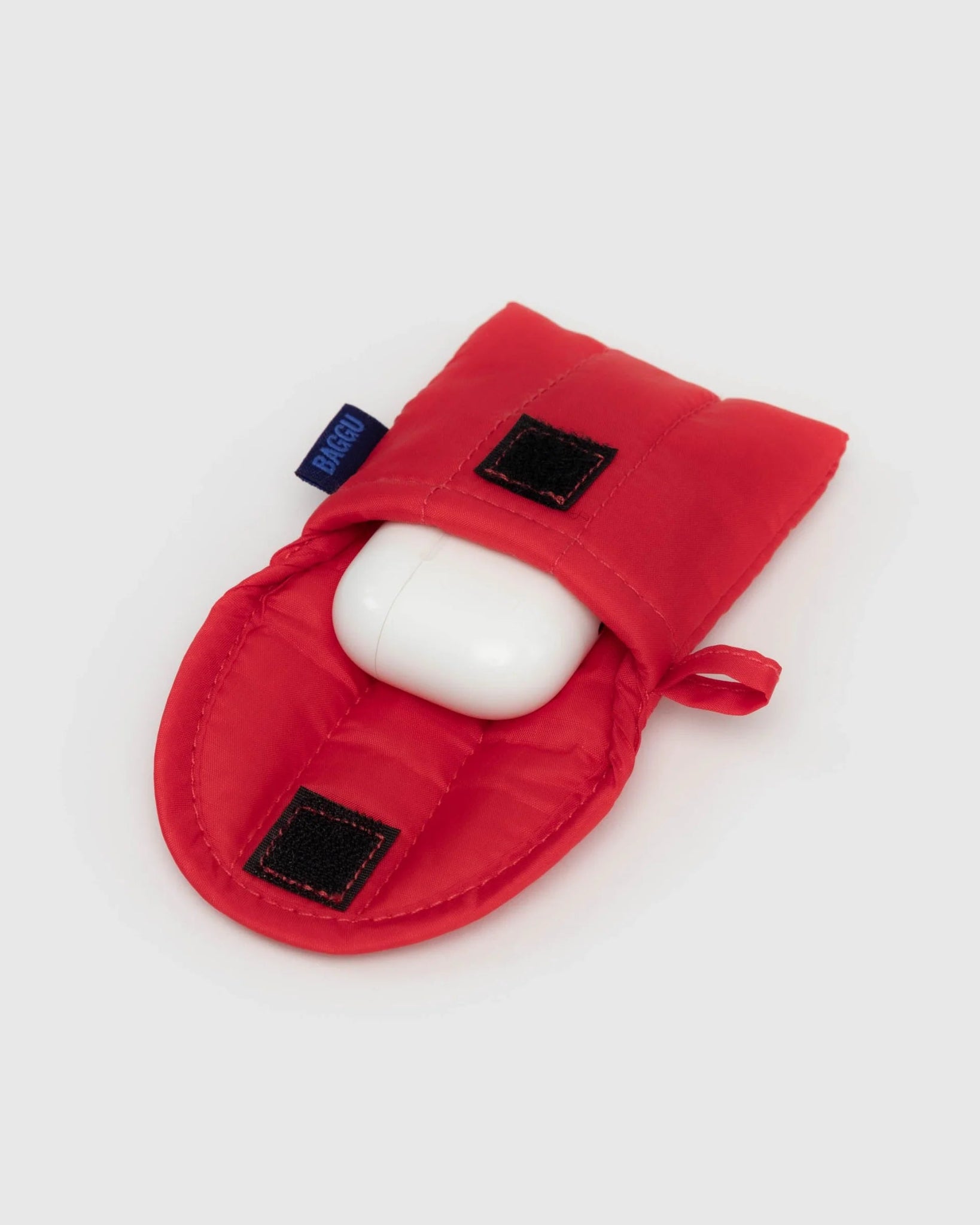 BAGGU | Puffy Earbuds Case - Cherry Red