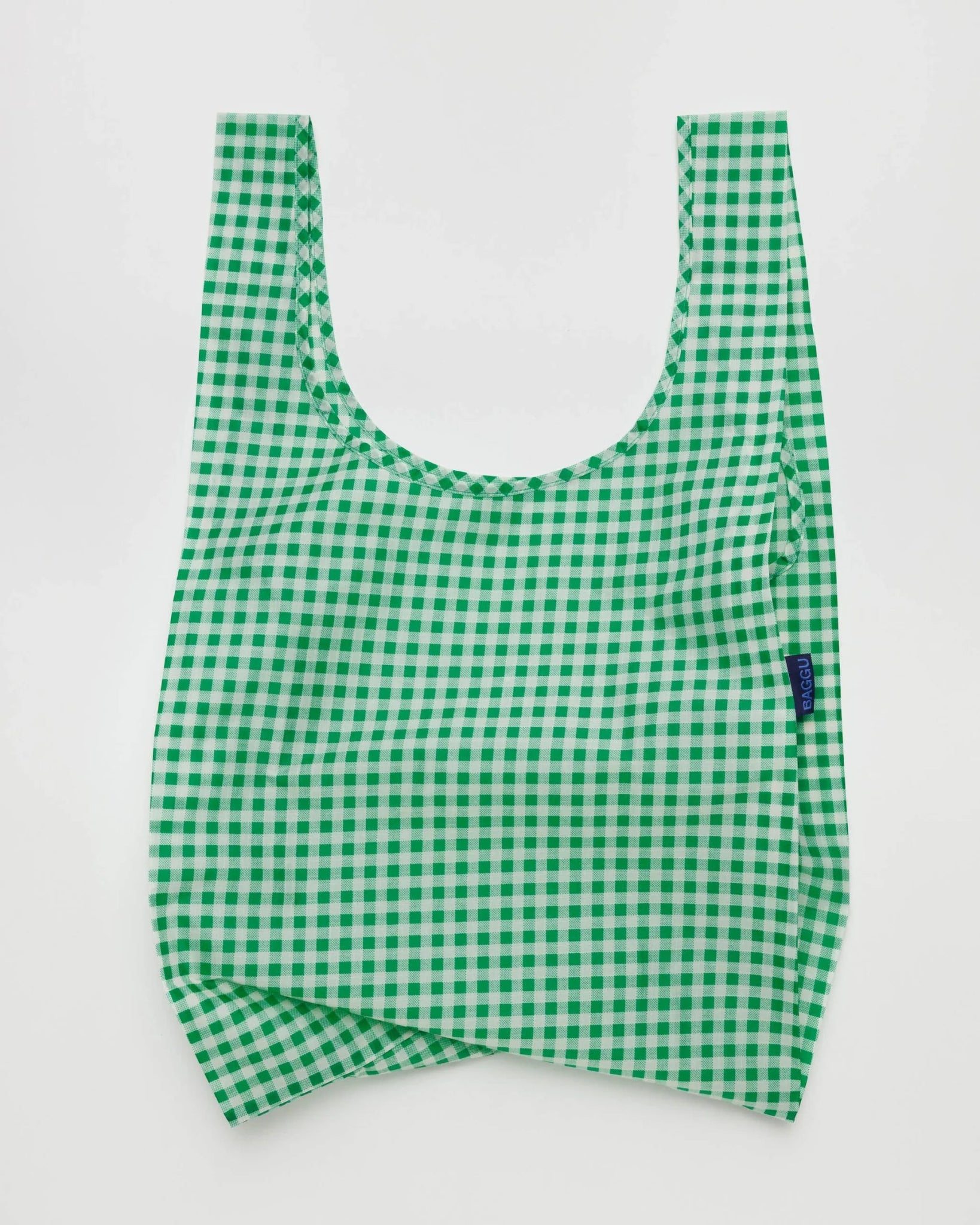 BAGGU Standard - Green Gingham