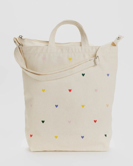 BagguBAGGU | Zip Duck Bag Embroidered HeartsPreston Apothecary