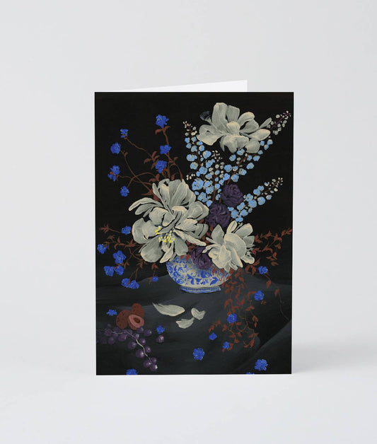 Wrap‘Blue Bouquet’ Art CardPreston Apothecary