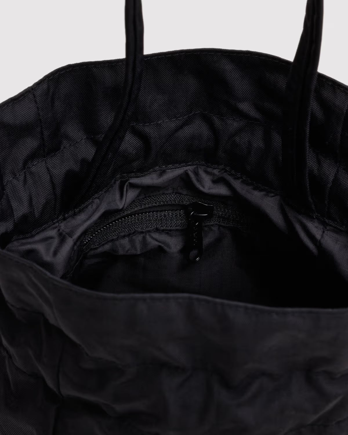 BAGGU - Nylon Drawstring Bag - Black
