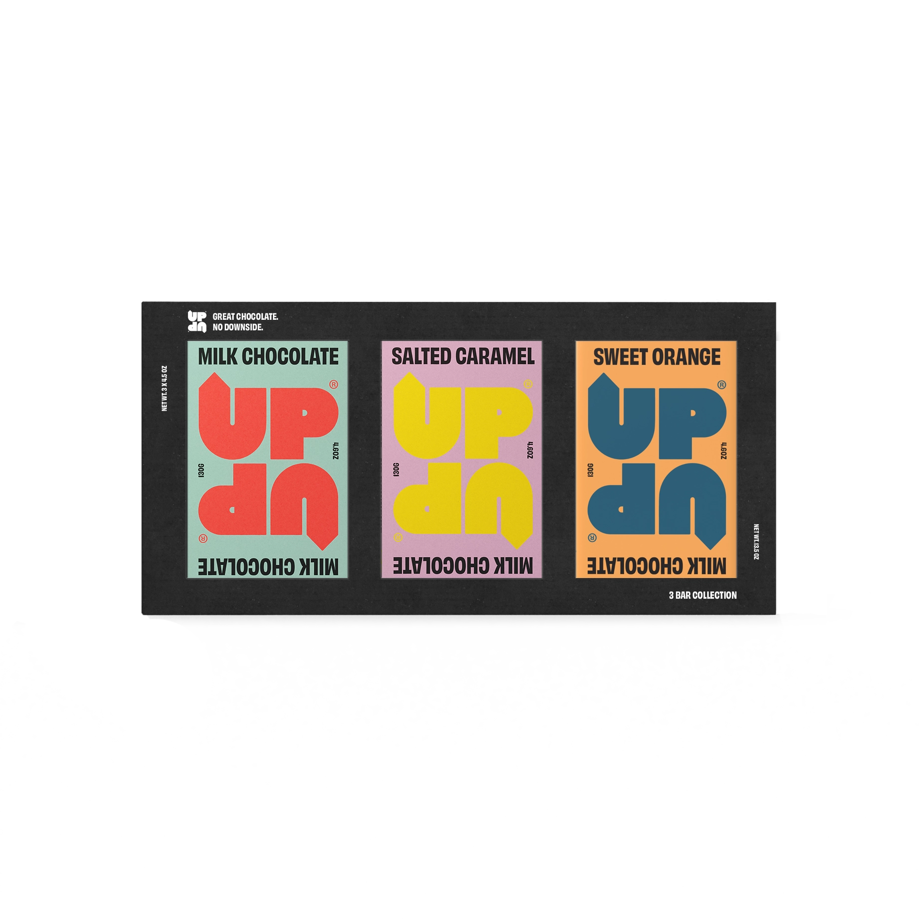 UP-UP CHOCOLATE - Milk Chocolate Trio Gift Box 360G