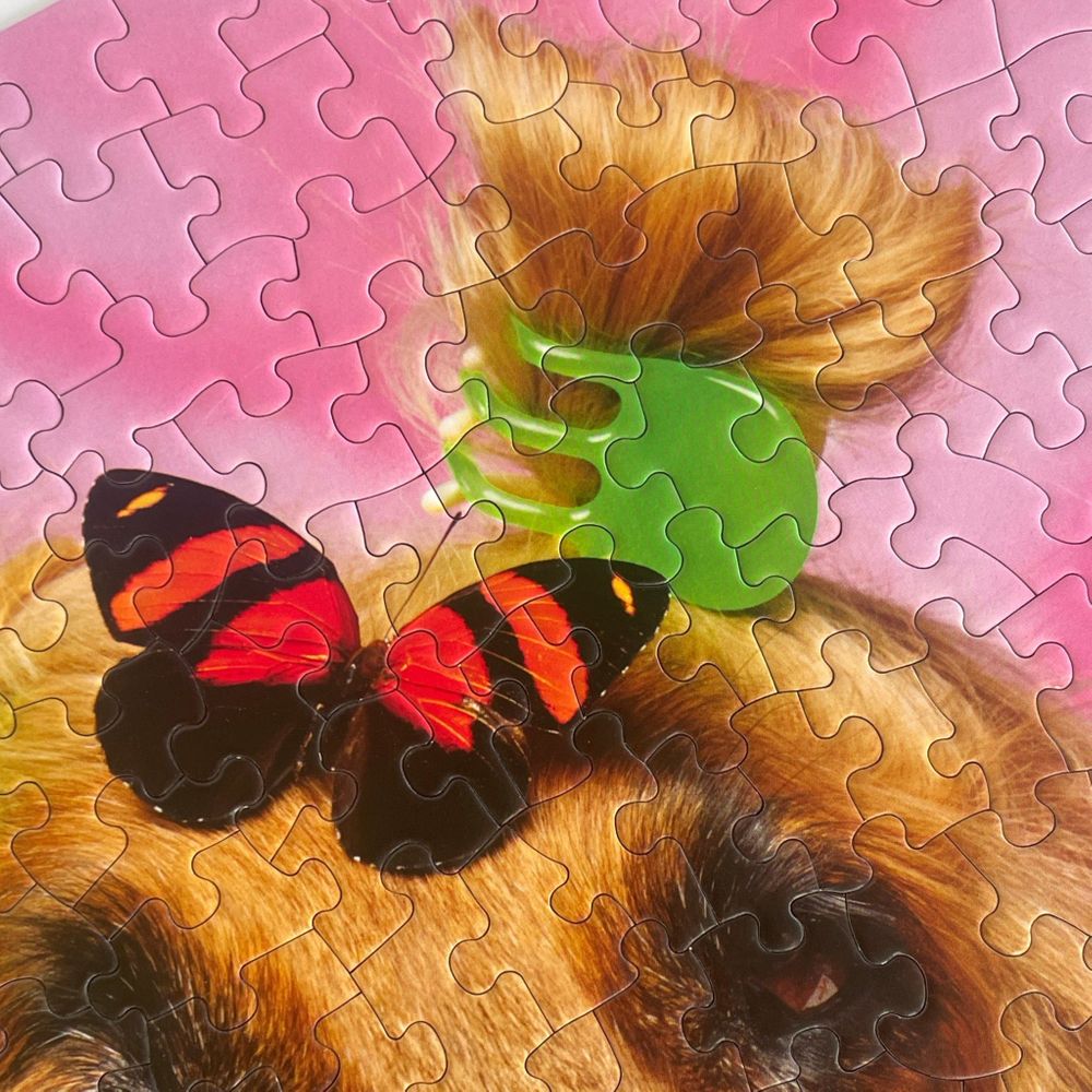 CHUNKS "Love is in the Hair" Puzzle +double sided fold-poster