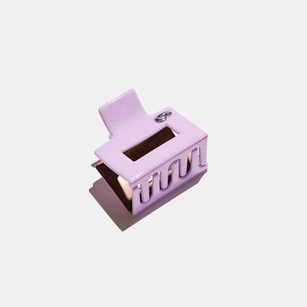 CHUNKS | Midi Box Claw in Lilac + Brown