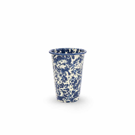 Crow Canyon HomeCrow Canyon Home - Splatter Enamelware 14 oz Tumbler | Navy & Cream SplatterPreston Apothecary