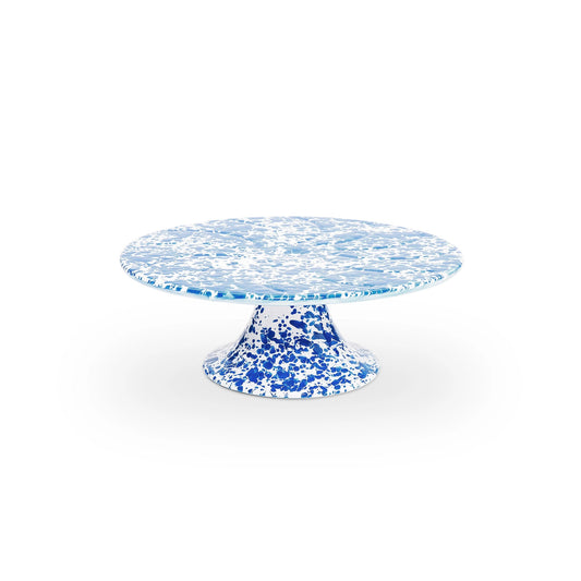 Crow Canyon HomeCrow Canyon Home - Splatter Enamelware Cake Stand | Blue SplatterPreston Apothecary