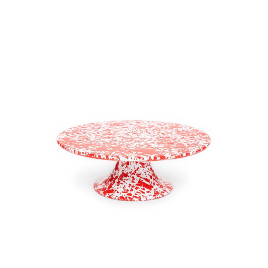 Crow Canyon HomeCrow Canyon Home - Splatter Enamelware Cake Stand | Red SplatterPreston Apothecary