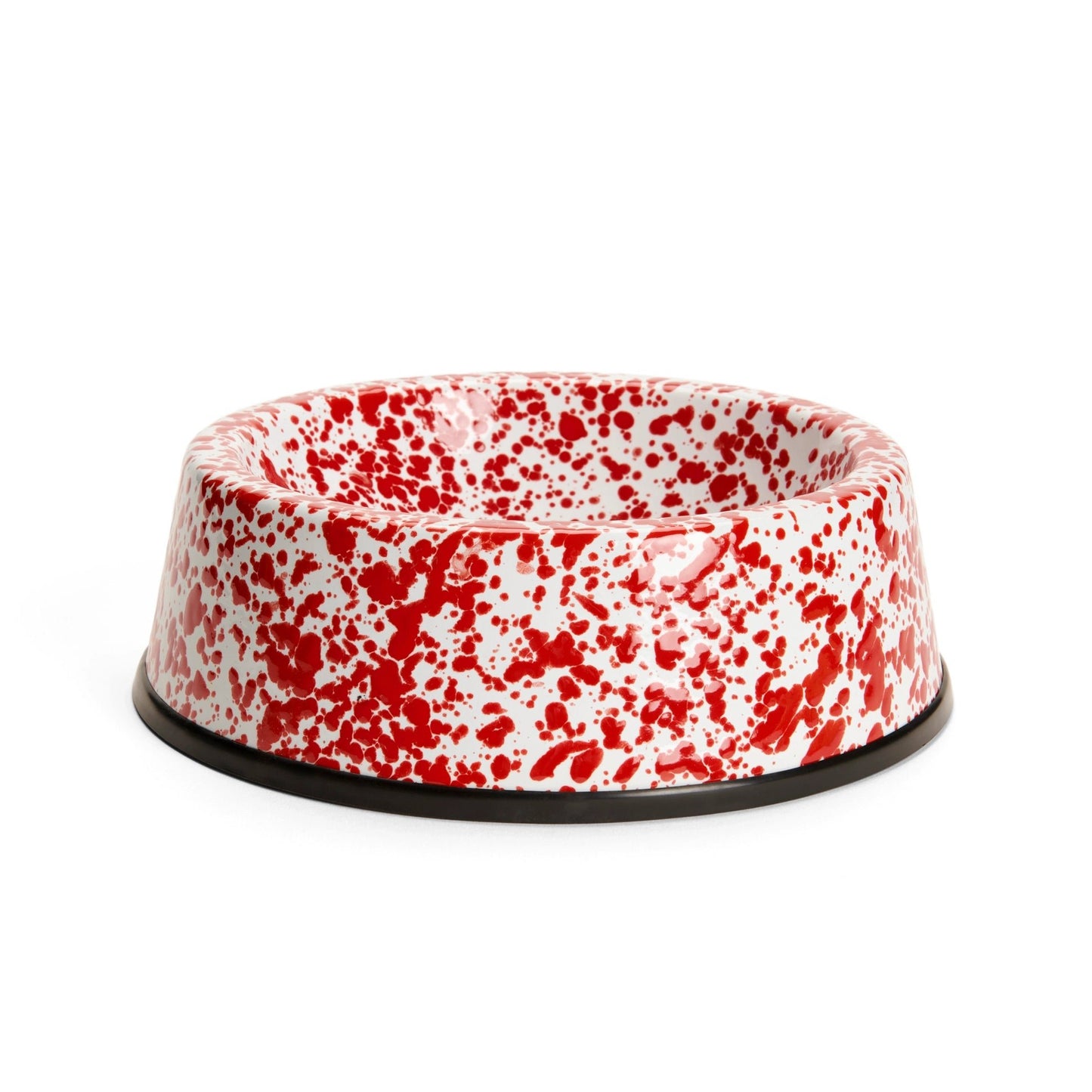 Crow Canyon HomeCrow Canyon Home - Splatter Enamelware Large Pet Bowl | Red SplatterPreston Apothecary