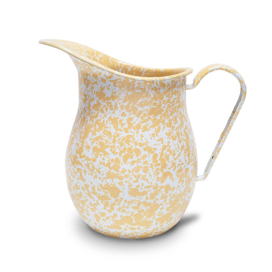 Crow Canyon HomeCrow Canyon Home - Splatter Enamelware Large Pitcher | Yellow SplatterPreston Apothecary