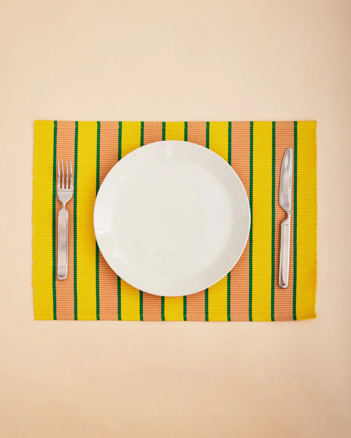 Dusen Dusen Herb Stripe Placemats | Mix Set of 4