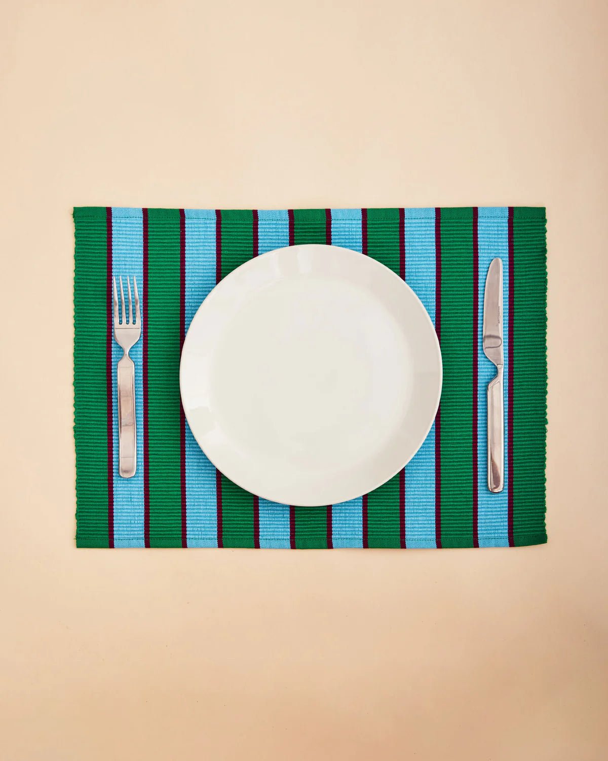 Dusen Dusen Herb Stripe Placemats | Mix Set of 4