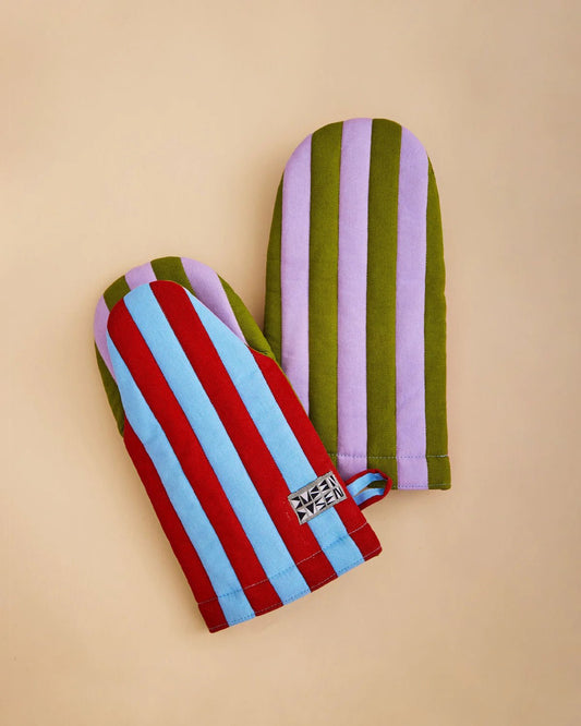 Dusen DusenDUSEN DUSEN Stripe Oven Mitt | EggplantPreston Apothecary