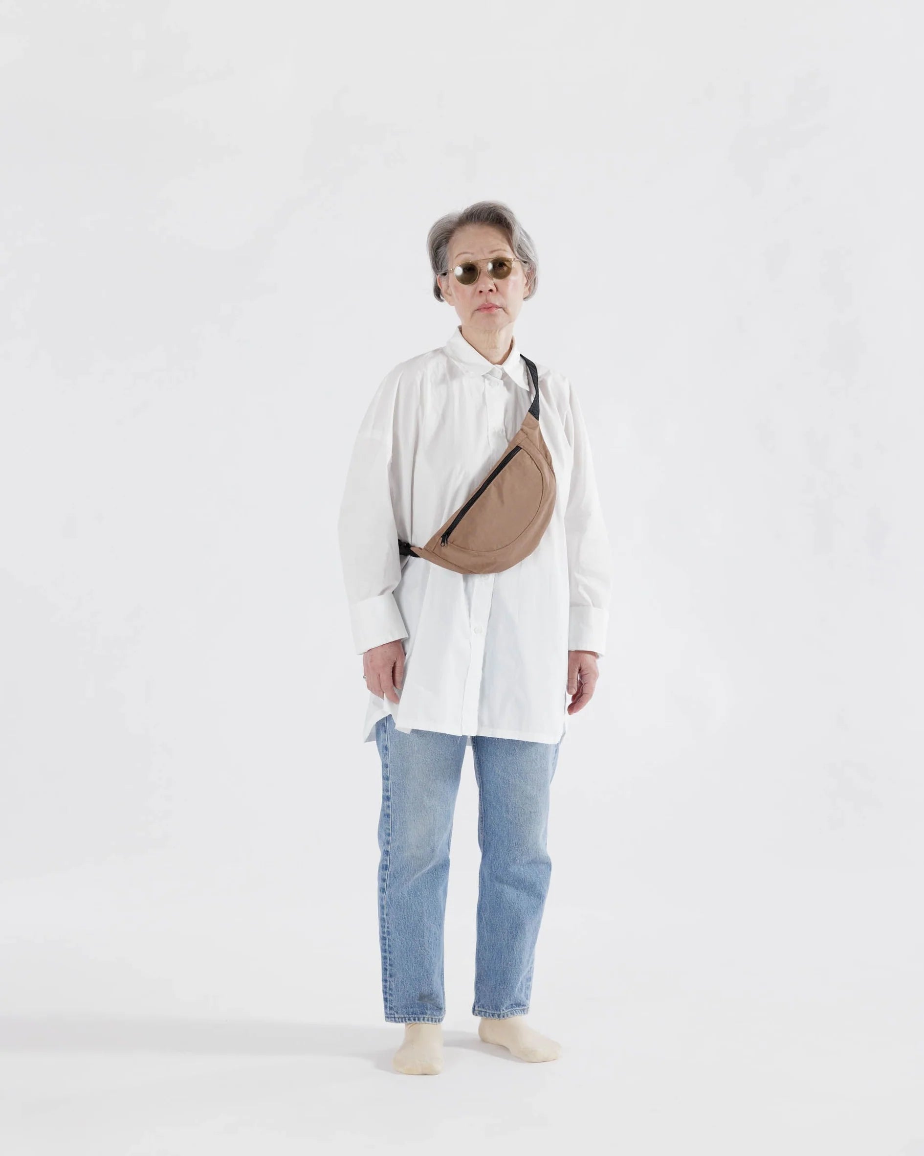 BAGGU Crescent Fanny Pack - Cocoa