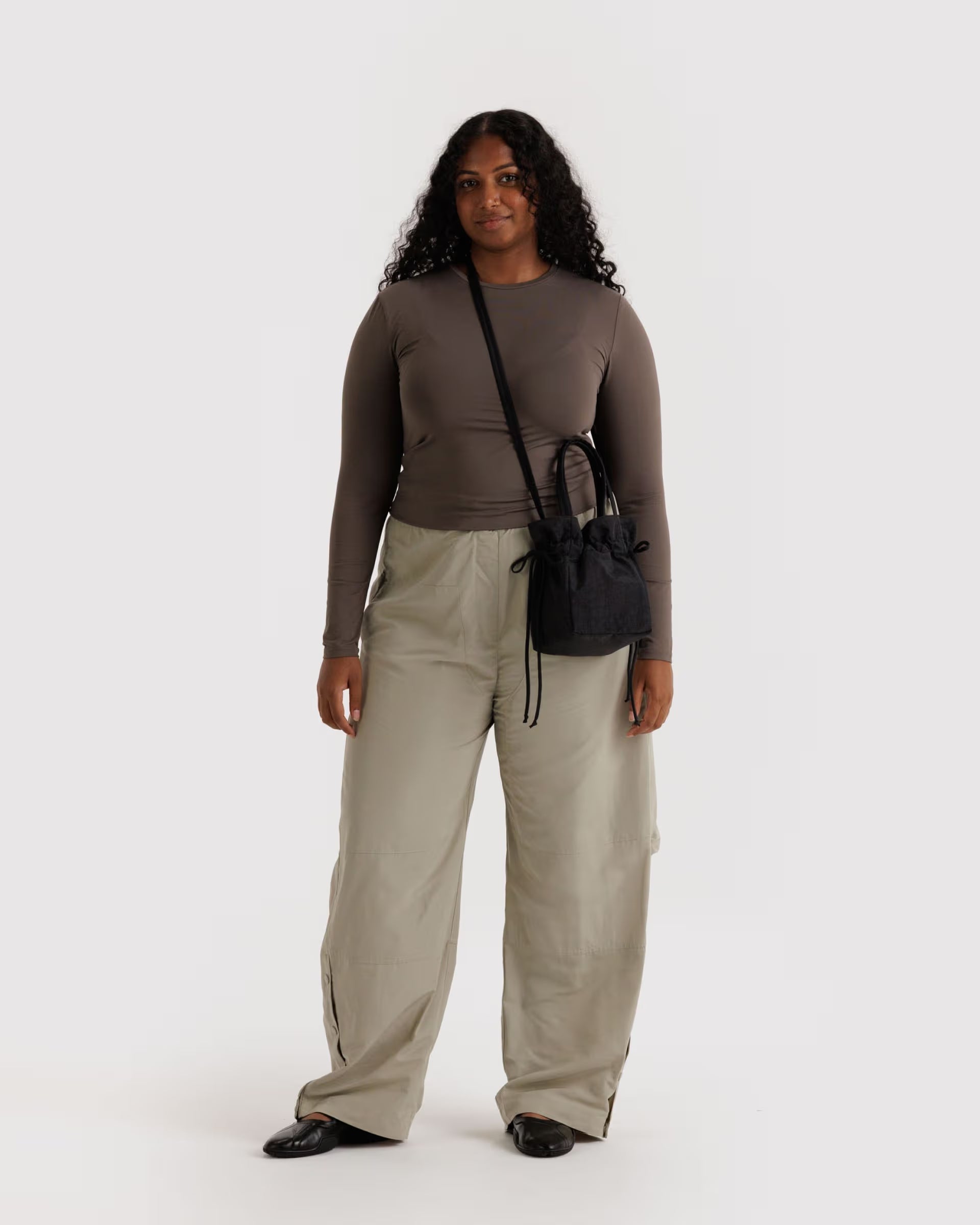 BAGGU - Nylon Drawstring Bag - Red