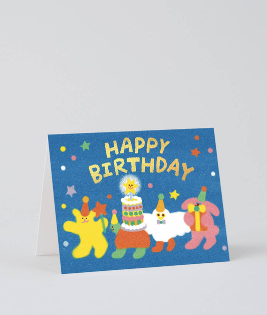 Wrap - 'Happy Birthday Parade' Kids Birthday Greetings Card