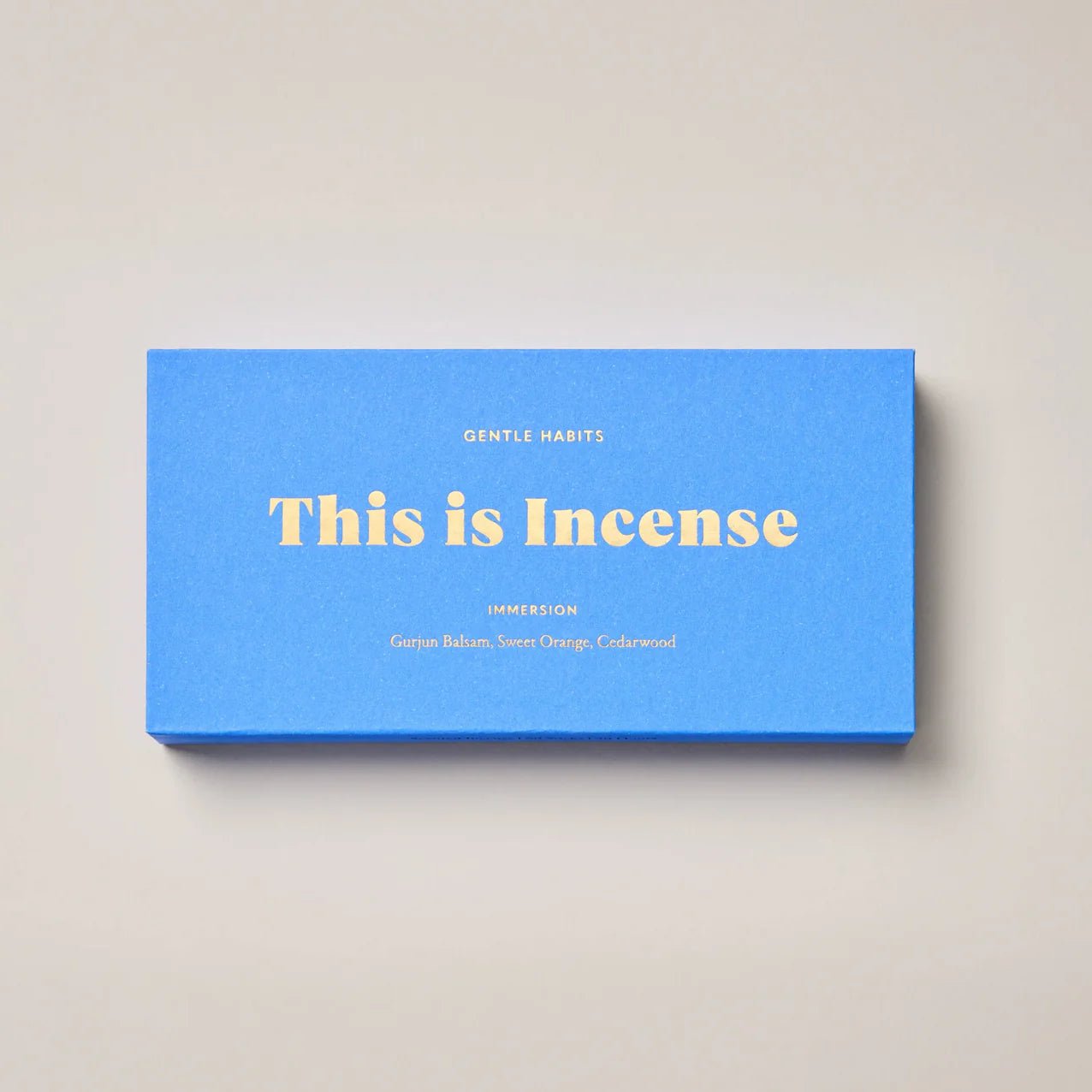 GENTLE HABITSGENTLE HABITS This Is Incense - IMMERSIONPreston Apothecary