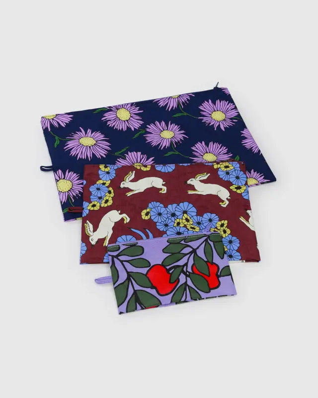 BAGGU - Go Pouch Set - Night Orchard