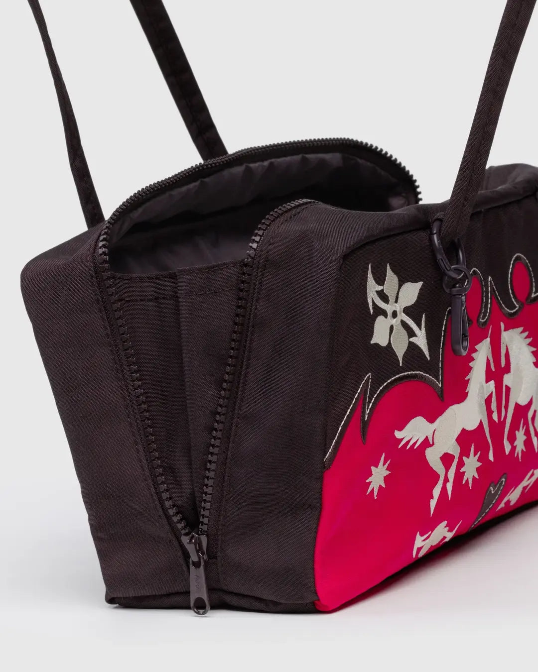 BAGGU - Nylon Bowler Bag - Western Appliqué