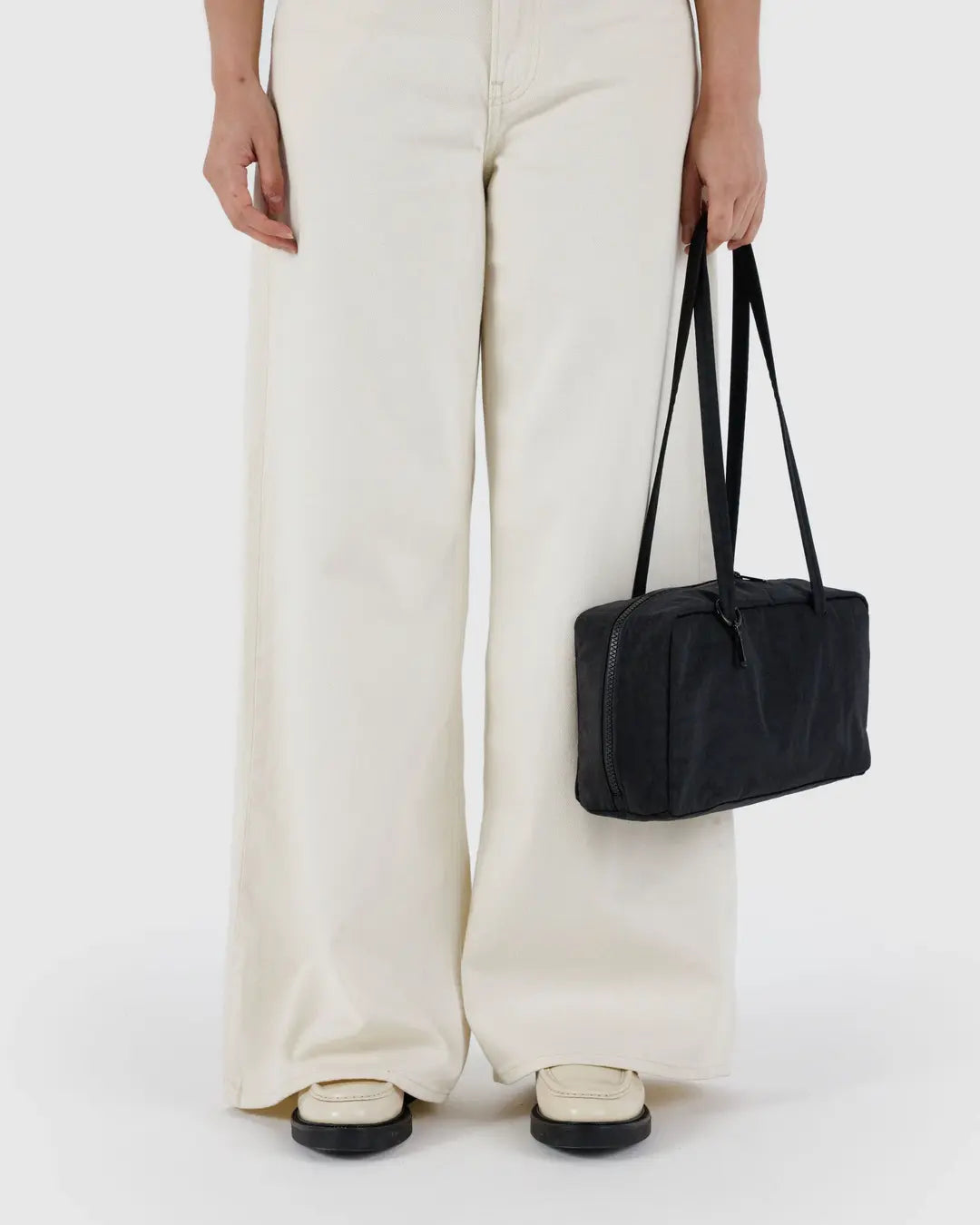 BAGGU - Nylon Bowler Bag - Black