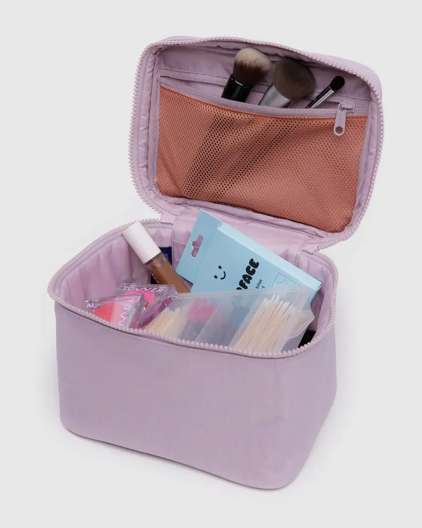 BAGGU Large Cosmetic Case- Dusty Pink