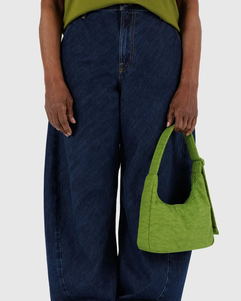 BAGGU - Mini Nylon Shoulder Bag - Green Juice