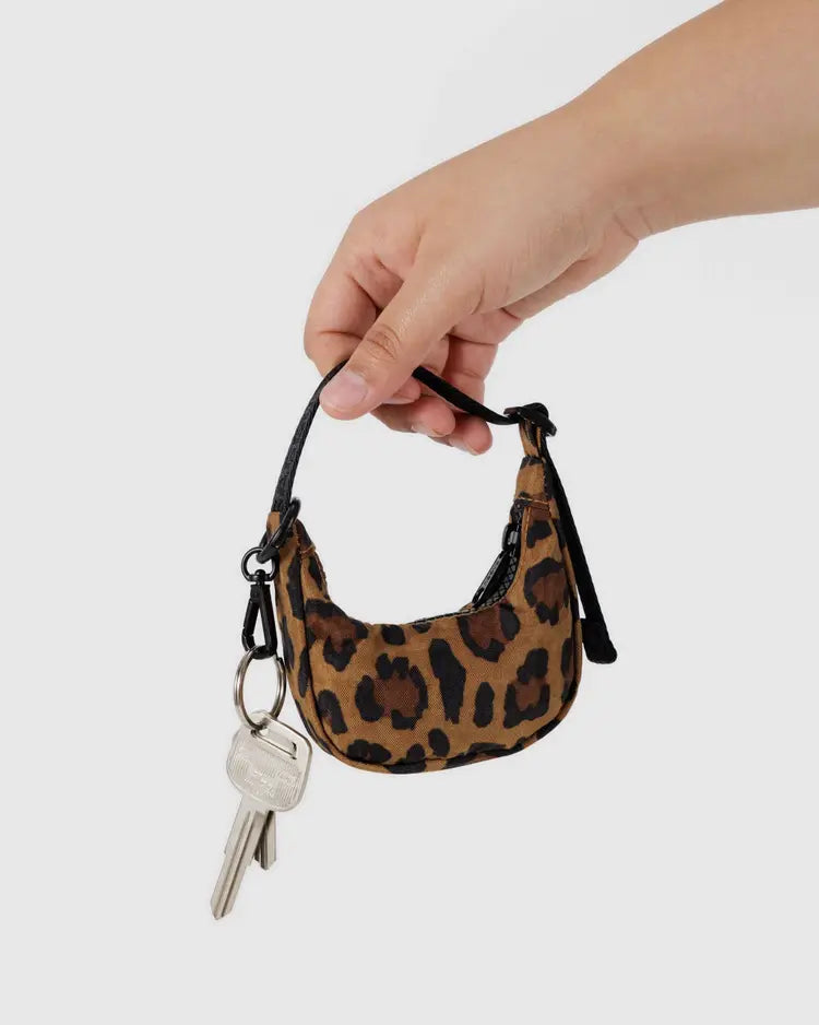 BAGGU - Crescent Bag Charm - Leopard
