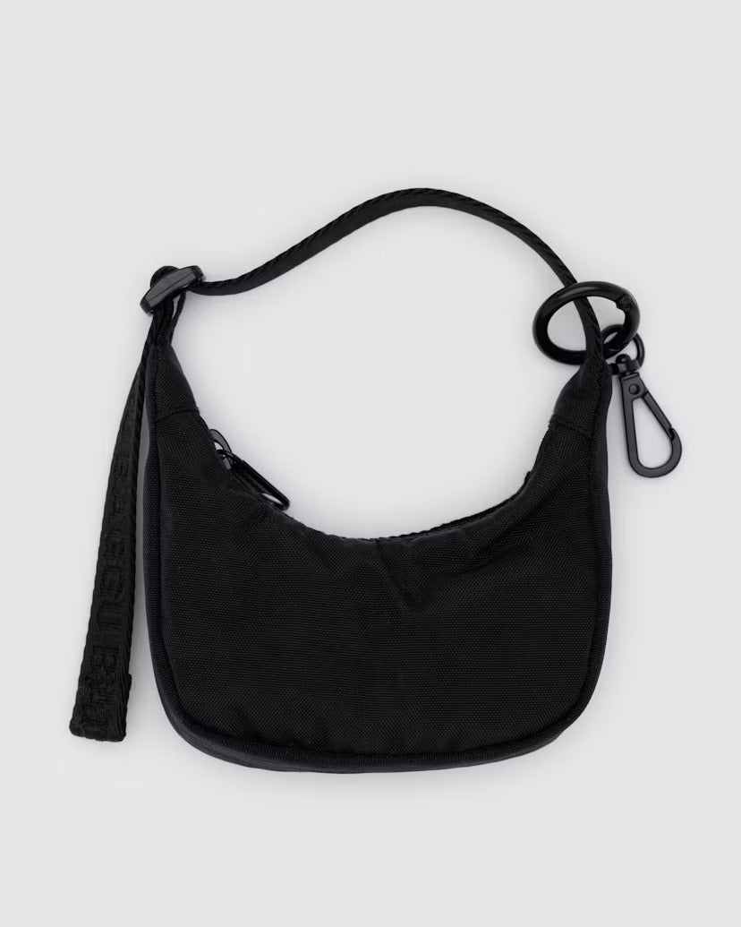 BAGGU | Crescent Bag Charm Black