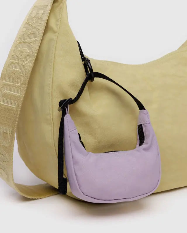 BAGGU - Crescent Bag Charm - Dusty Pink