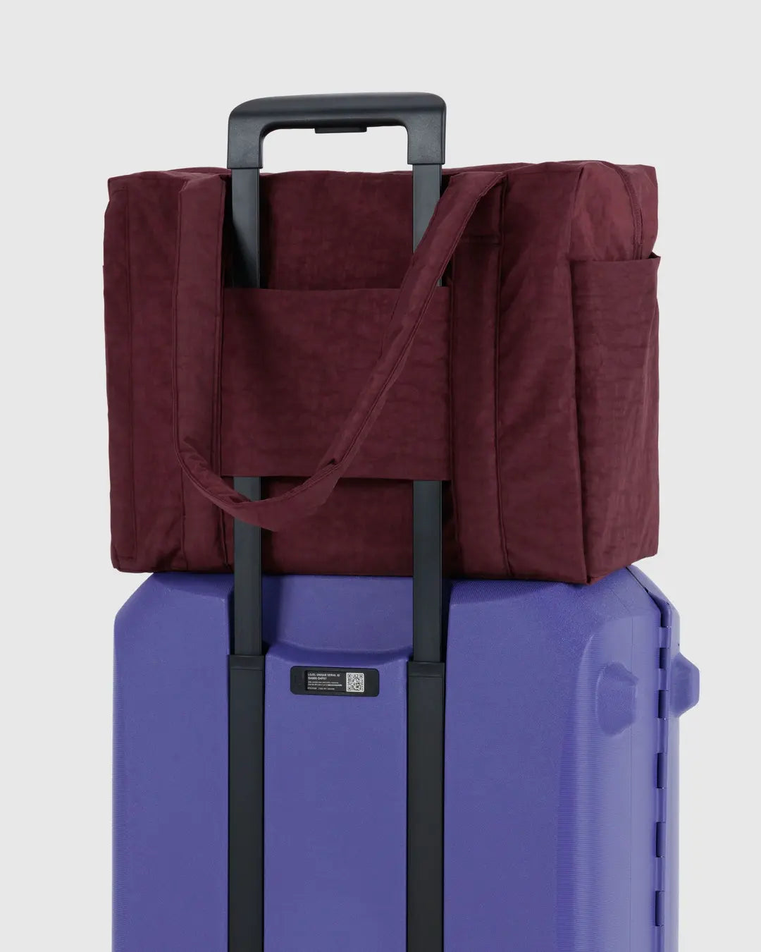 BAGGU - Small Cloud Carry On Mahogany