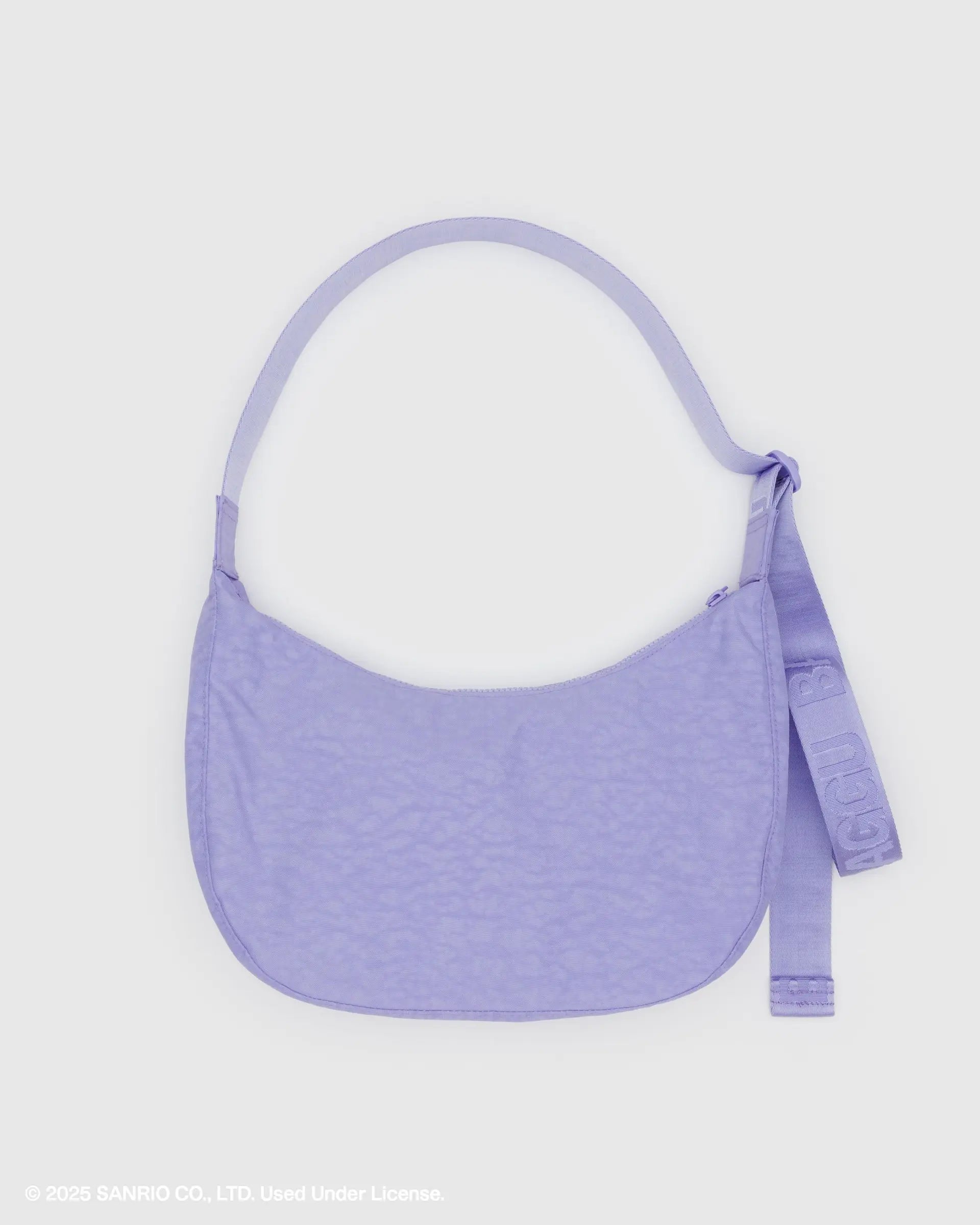 BAGGU - Medium Nylon Crescent Bag - Embroidered My Melody Strawberry