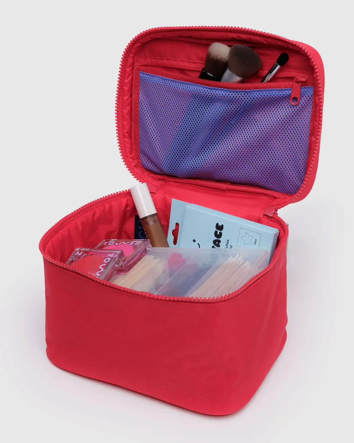 BAGGU Large Cosmetic Case- Candy Apple