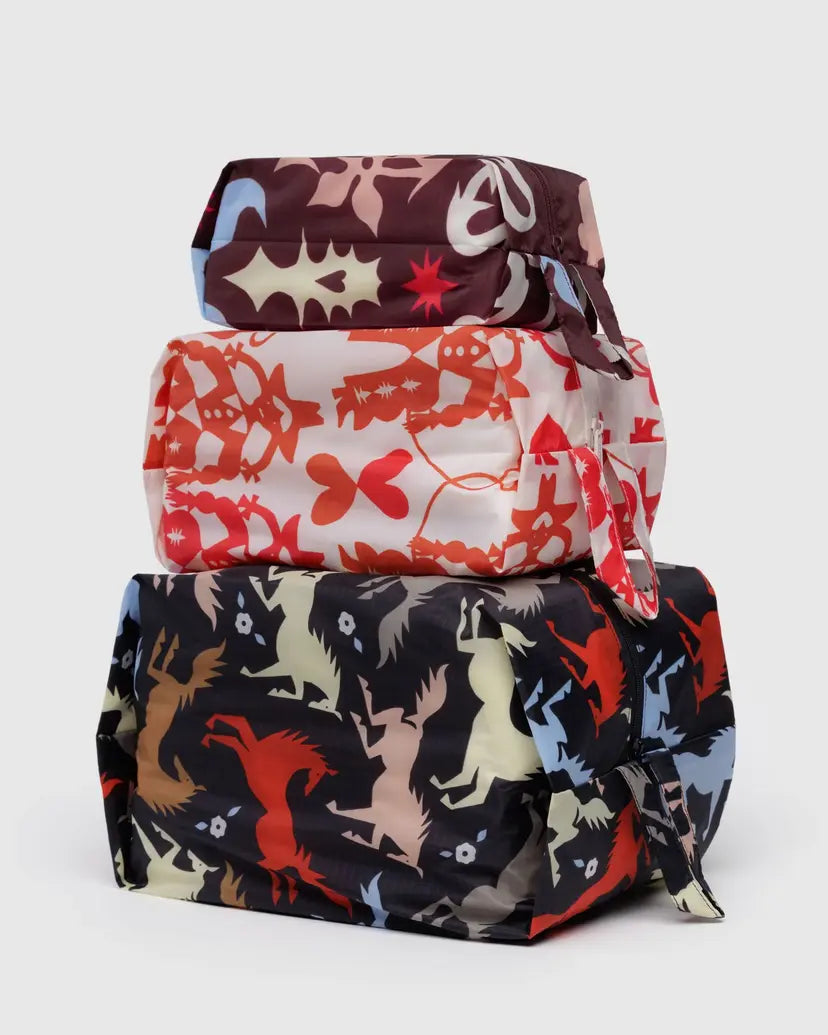 BAGGU - 3D Zip Set - Western Cut-Outs