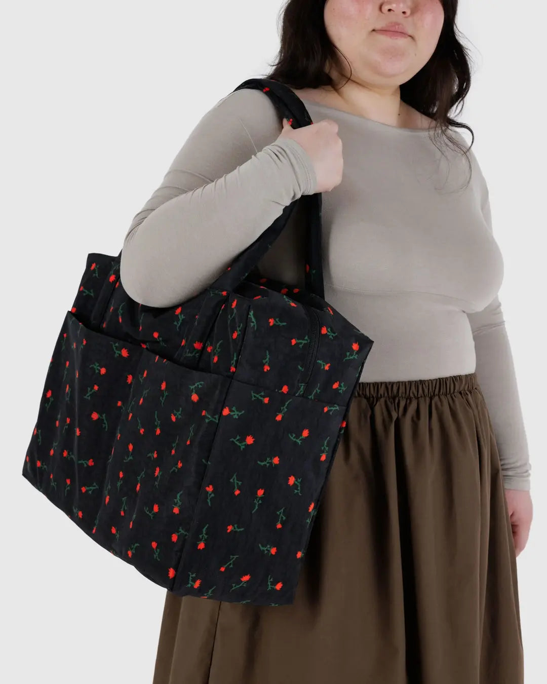 BAGGU - Cloud Carry-on - Painted Wildflower