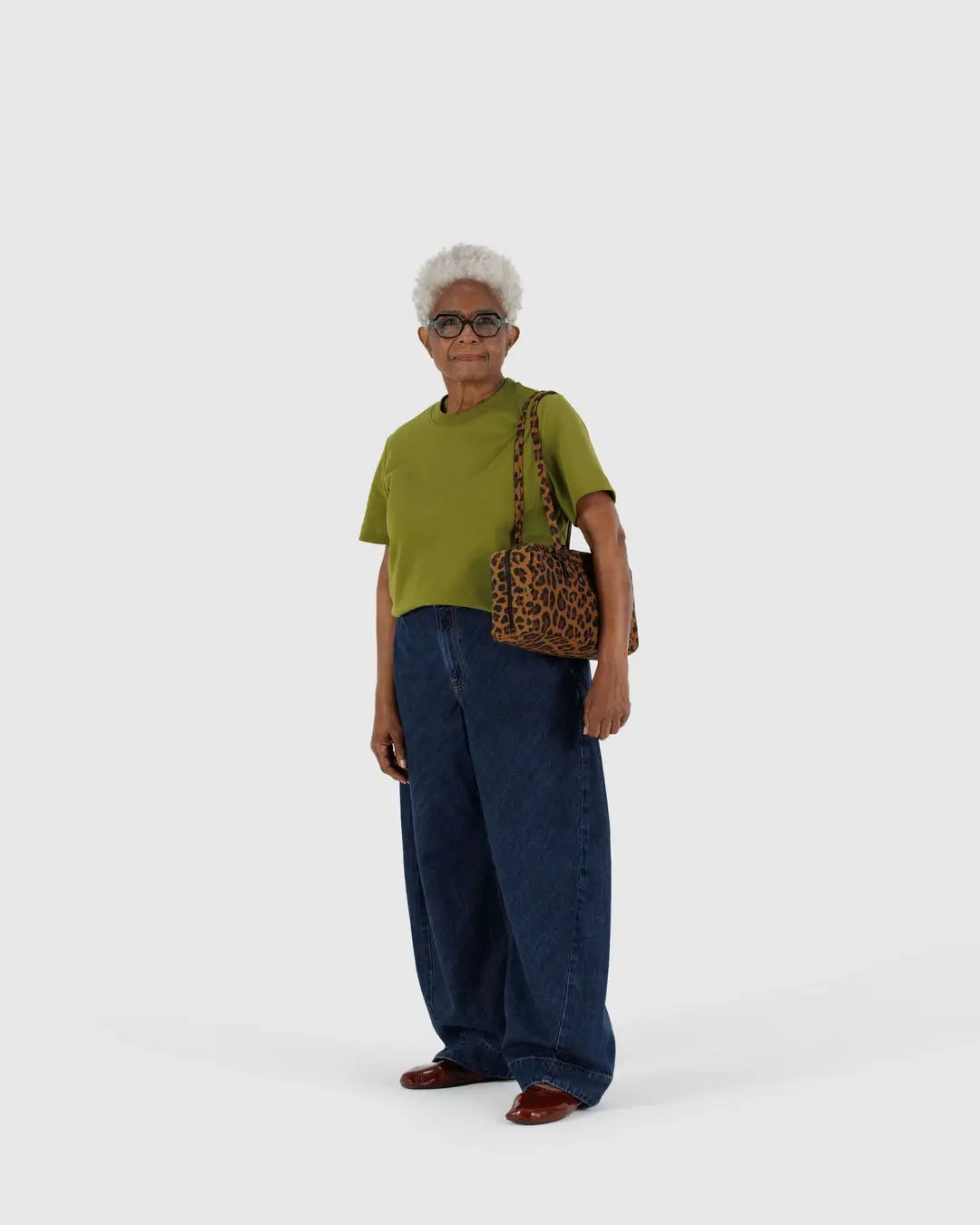 BAGGU - Nylon Bowler Bag - Leopard