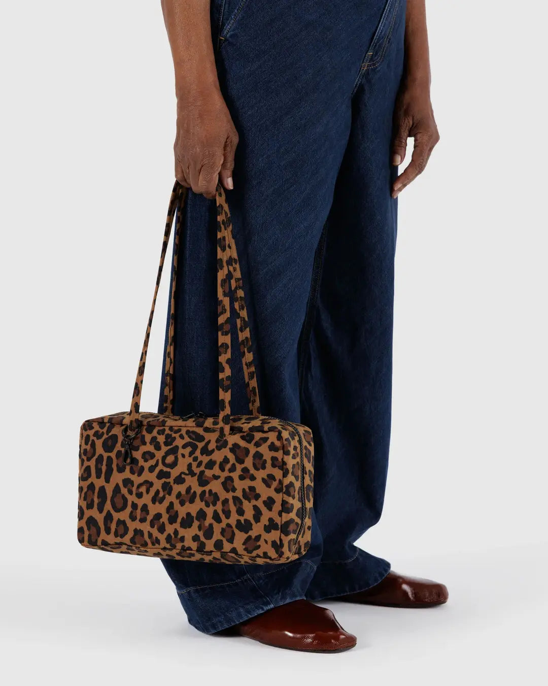BAGGU - Nylon Bowler Bag - Leopard