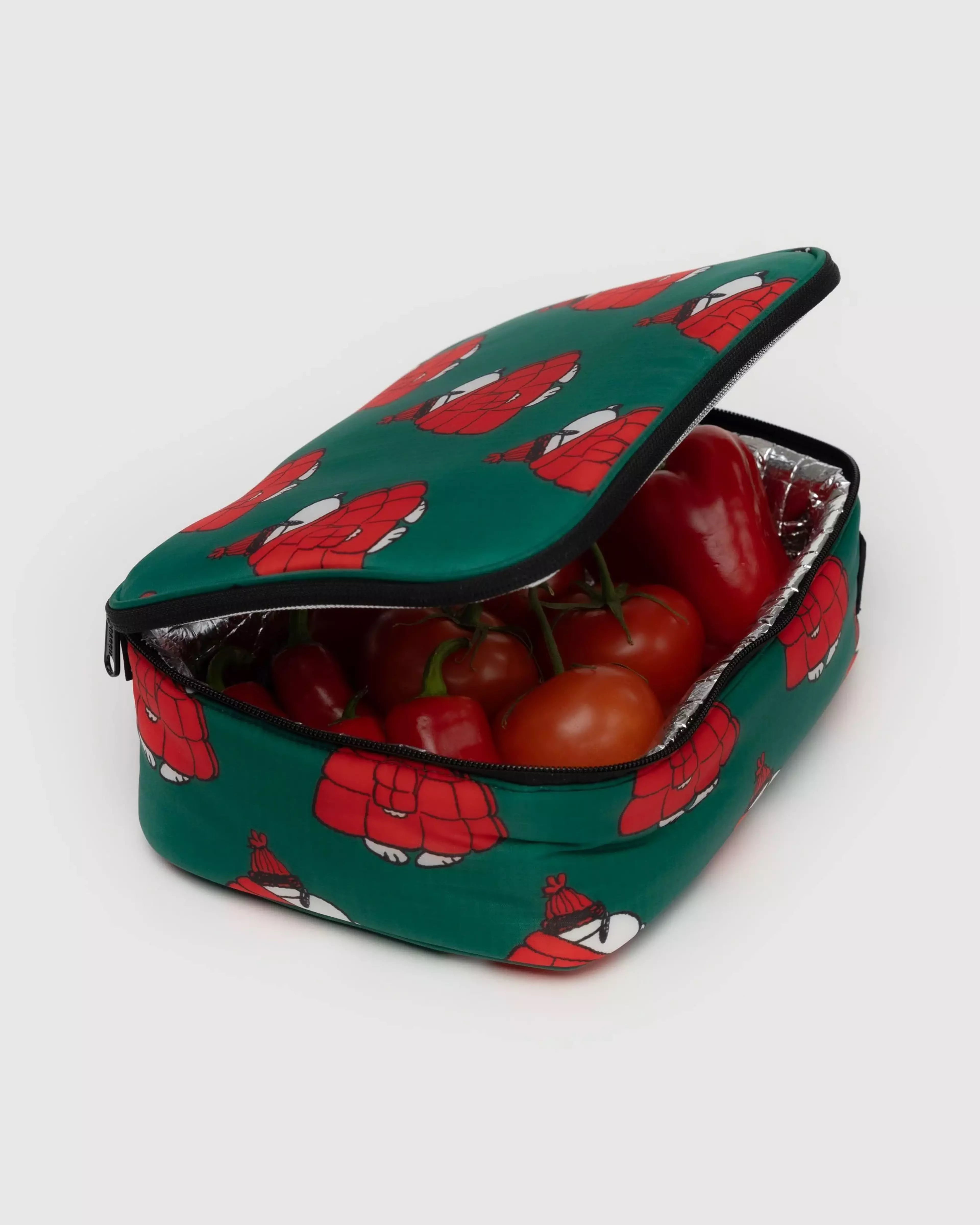 BAGGU Puffy Lunch Box - Puffer Snoopy Red