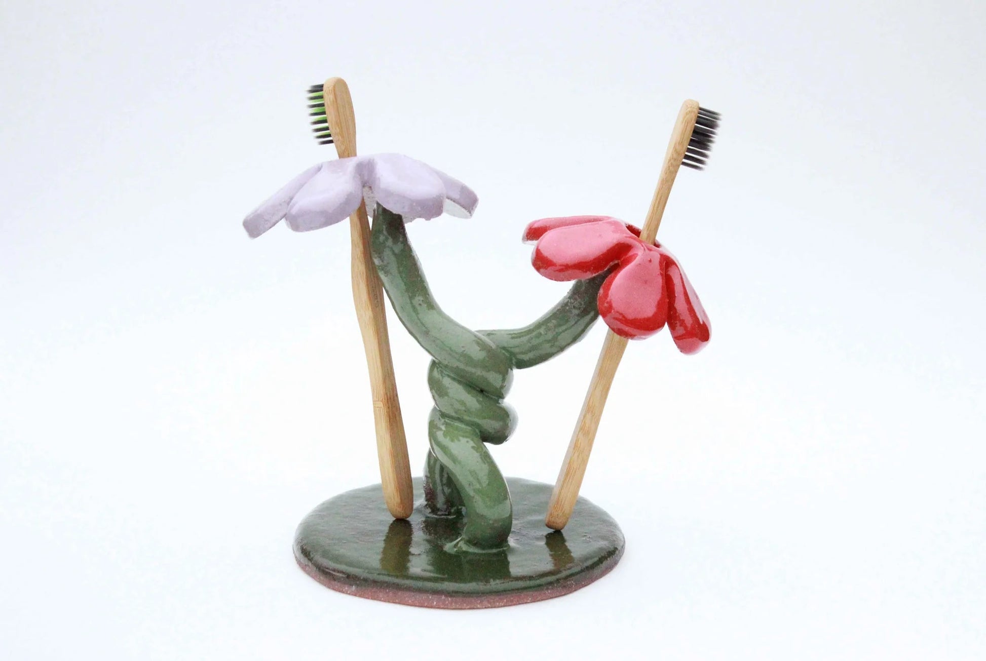 Life SliceLife Slice | Double Daisy Toothbrush Holder in Lilac and RedPreston Apothecary