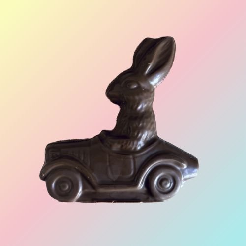 Preston ApothecaryMonsieur Truffe Dark Easter Bunny Car Box 150gPreston Apothecary