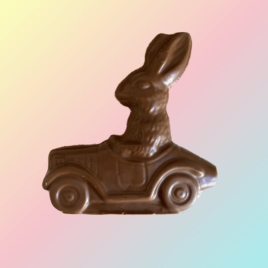 Preston ApothecaryMonsieur Truffe Milk Easter Bunny Car Box 150gPreston Apothecary