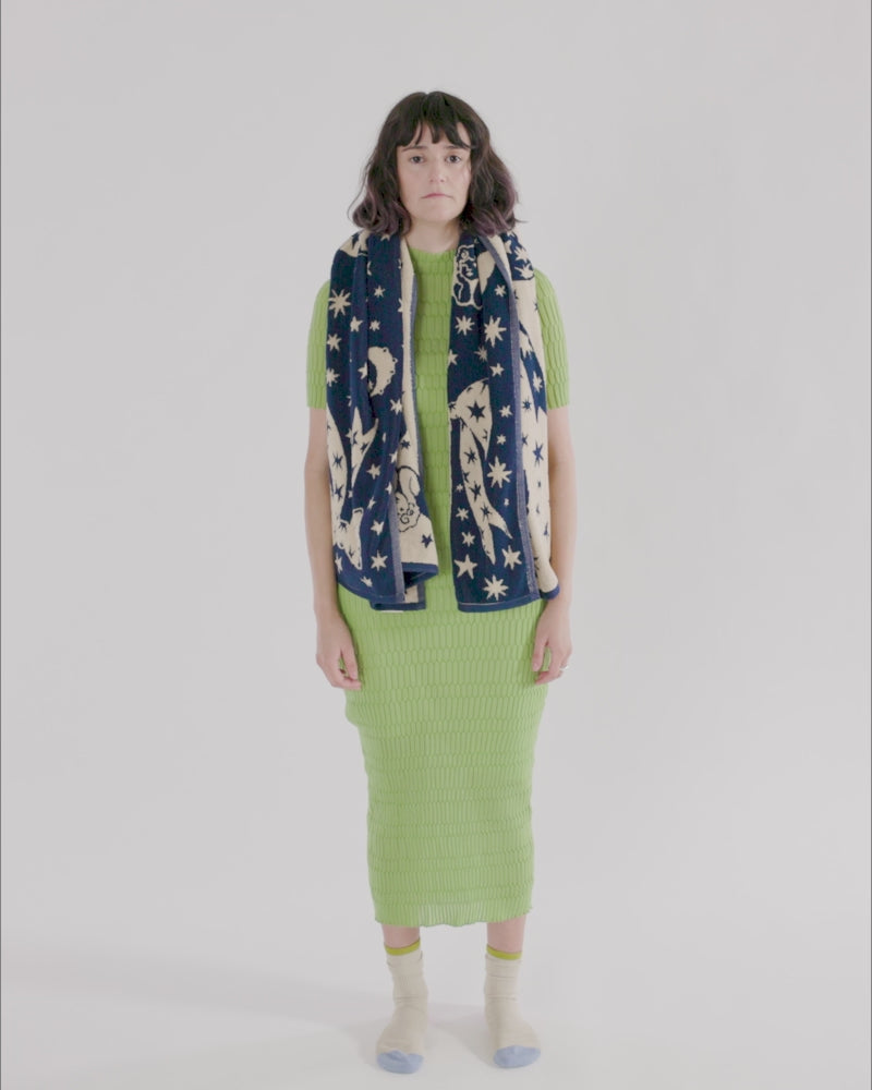 BAGGU Bath Towel - Cabana Stripe Mix