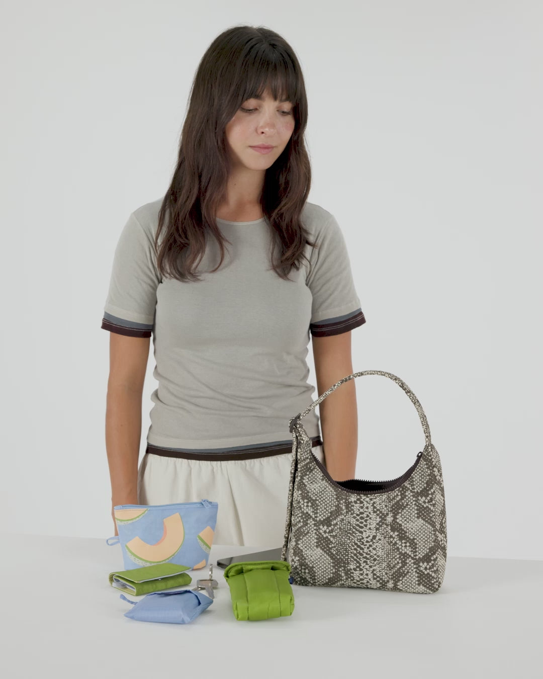 BAGGU - Mini Nylon shoulder bag - Black