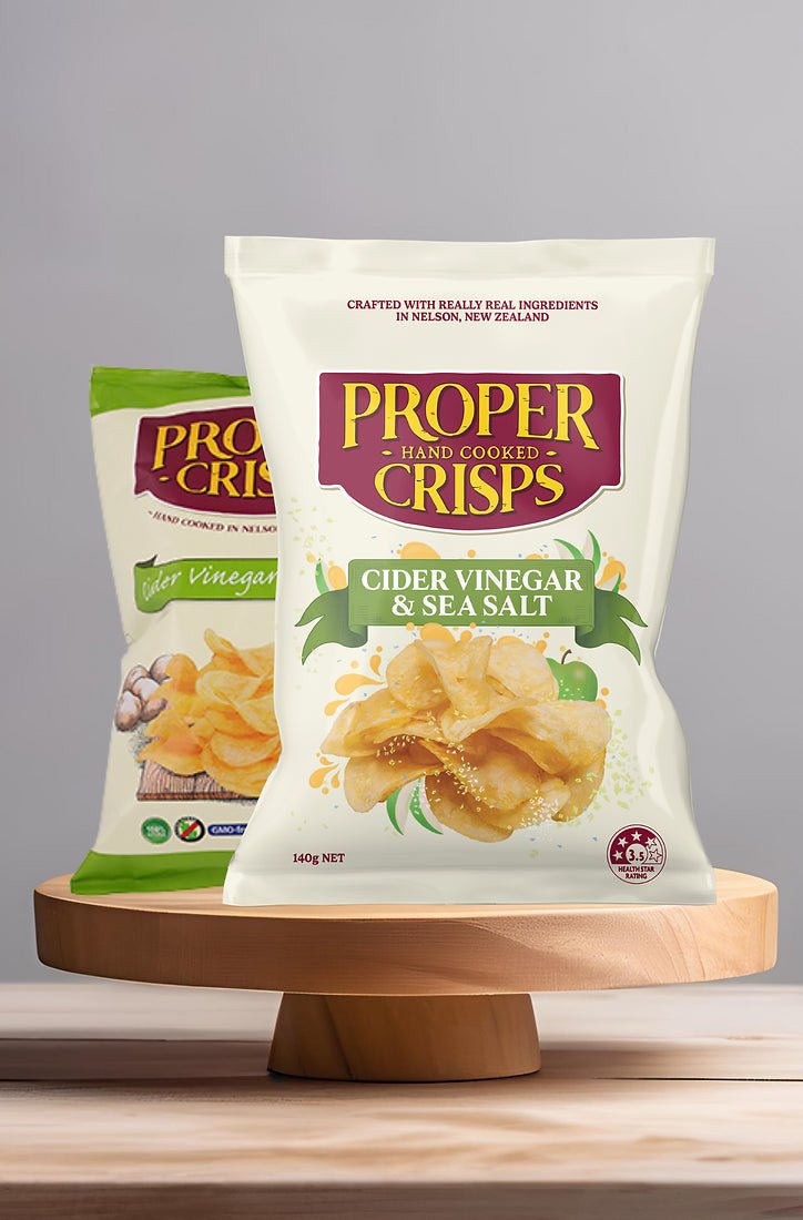 PROPER CRISPS Cider Vinegar & Sea Salt Mouth-water Zing