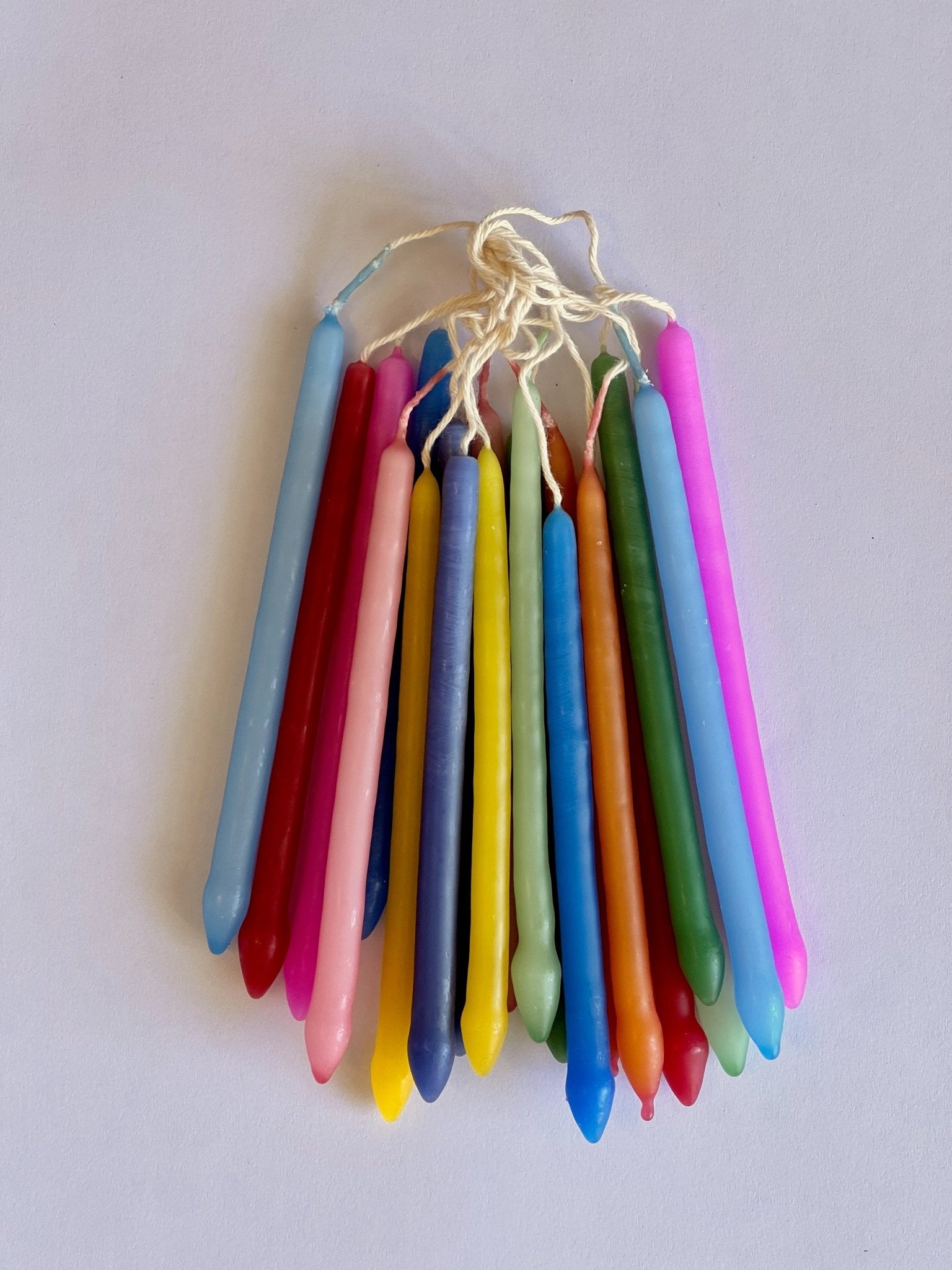 Rainbow Birthday Cake Candles | 20 Pack