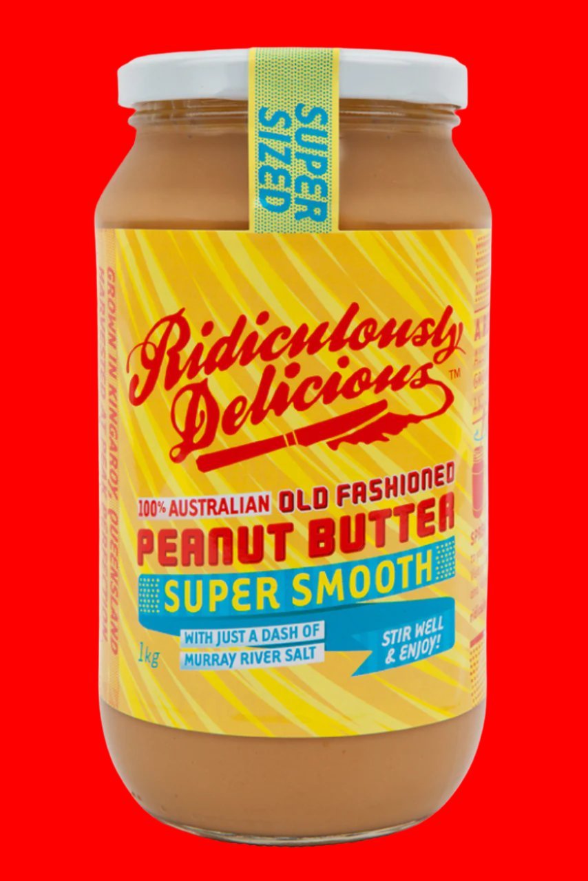 Ridiculously deliciousRIDICULOUSLY DELICIOUS Super Smooth Peanut Butter 1KG SUPER SIZEDPreston Apothecary