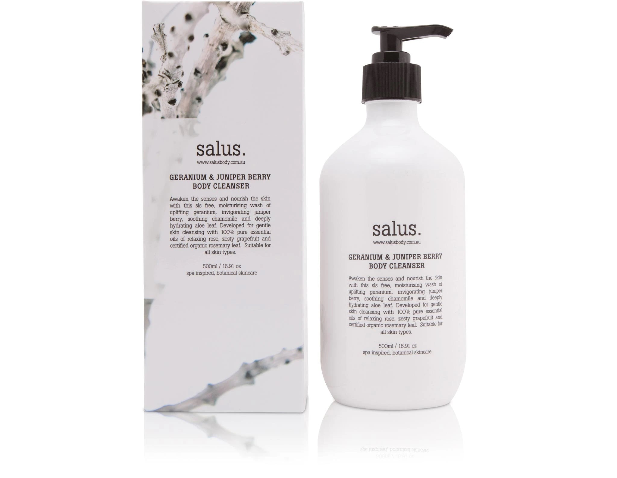 SALUS - Geranium & Juniper Berry Body Wash