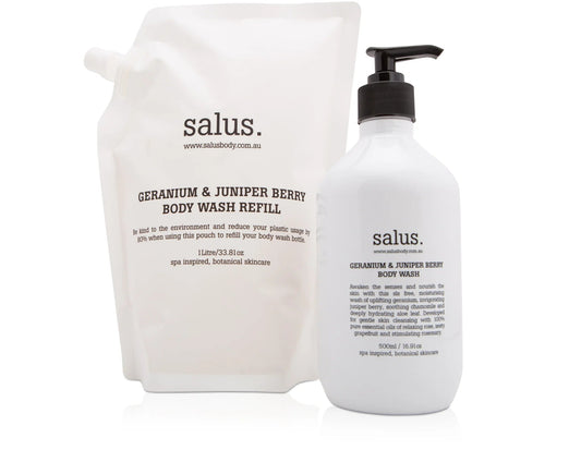 SALUSSALUS Geranium & Juniper Berry Body Wash BundlePreston Apothecary